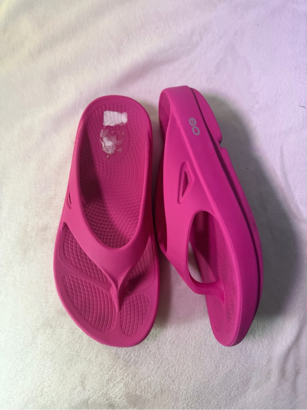 Women’s Hot Pink Comfort Flip Slide Sandals - Picture 7 of 10